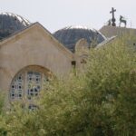 The Garden of Gethsemane atop the Mount of Olives