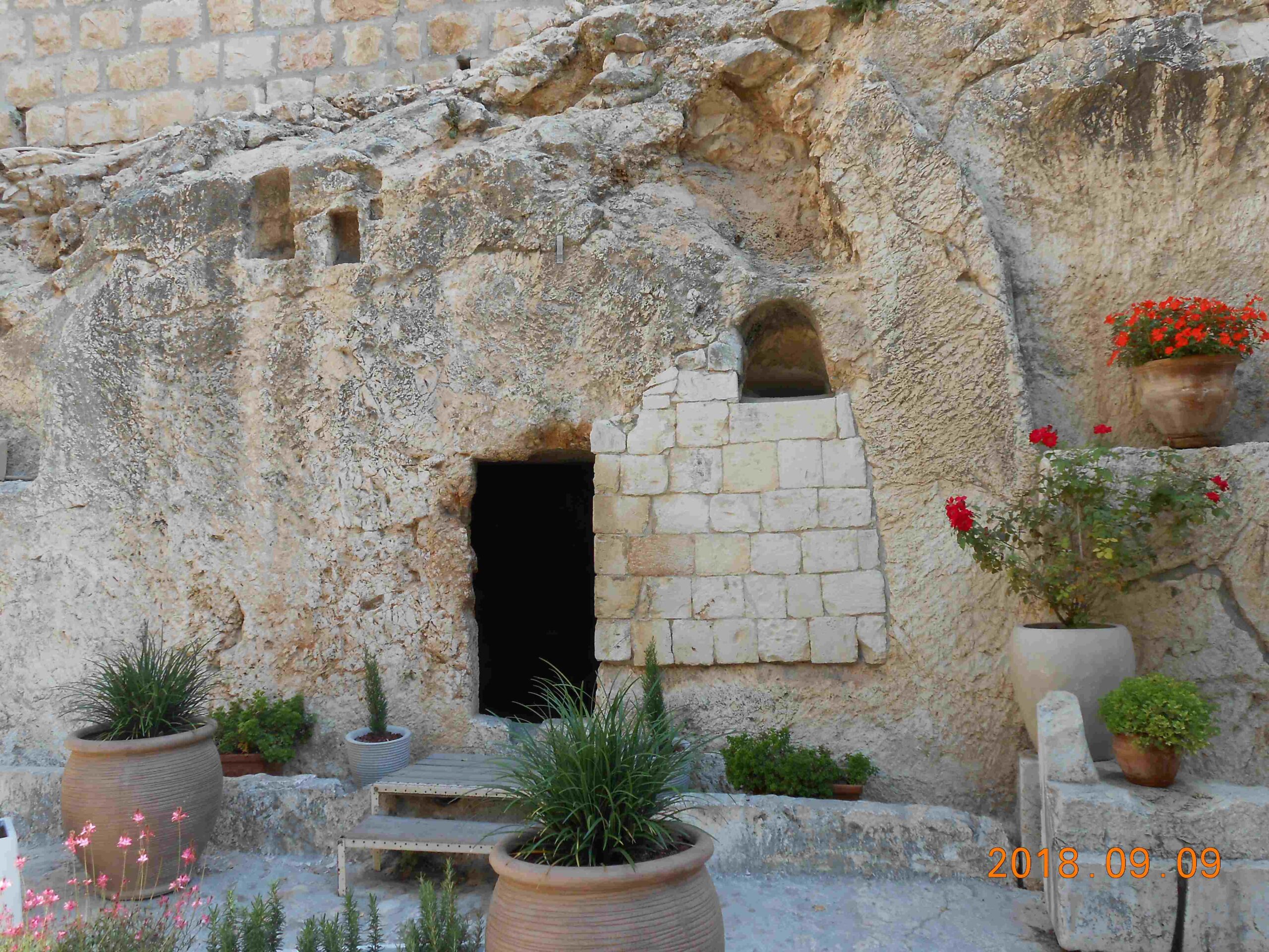Window on the empty tomb